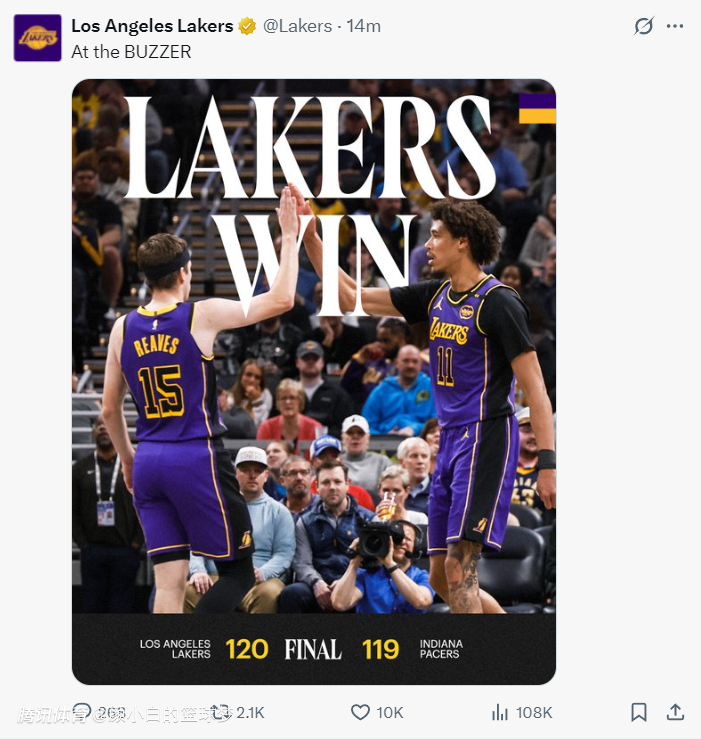 湖人遭遇连败，詹皇呼吁全队团结